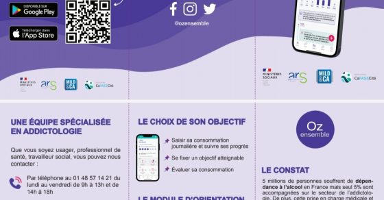 Oz dispositif du Ministère de la santé ( addictologie )